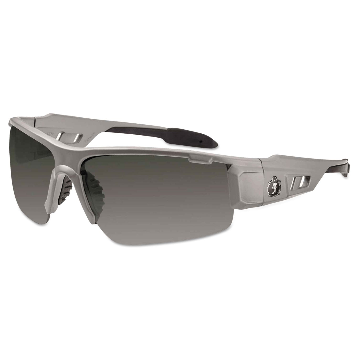 skullerz-dagr-safety-glasses-matte-gray-frame-smoke-lens-nylon-polycarb-ships-in-1-3-business-days_ego52130 - 1