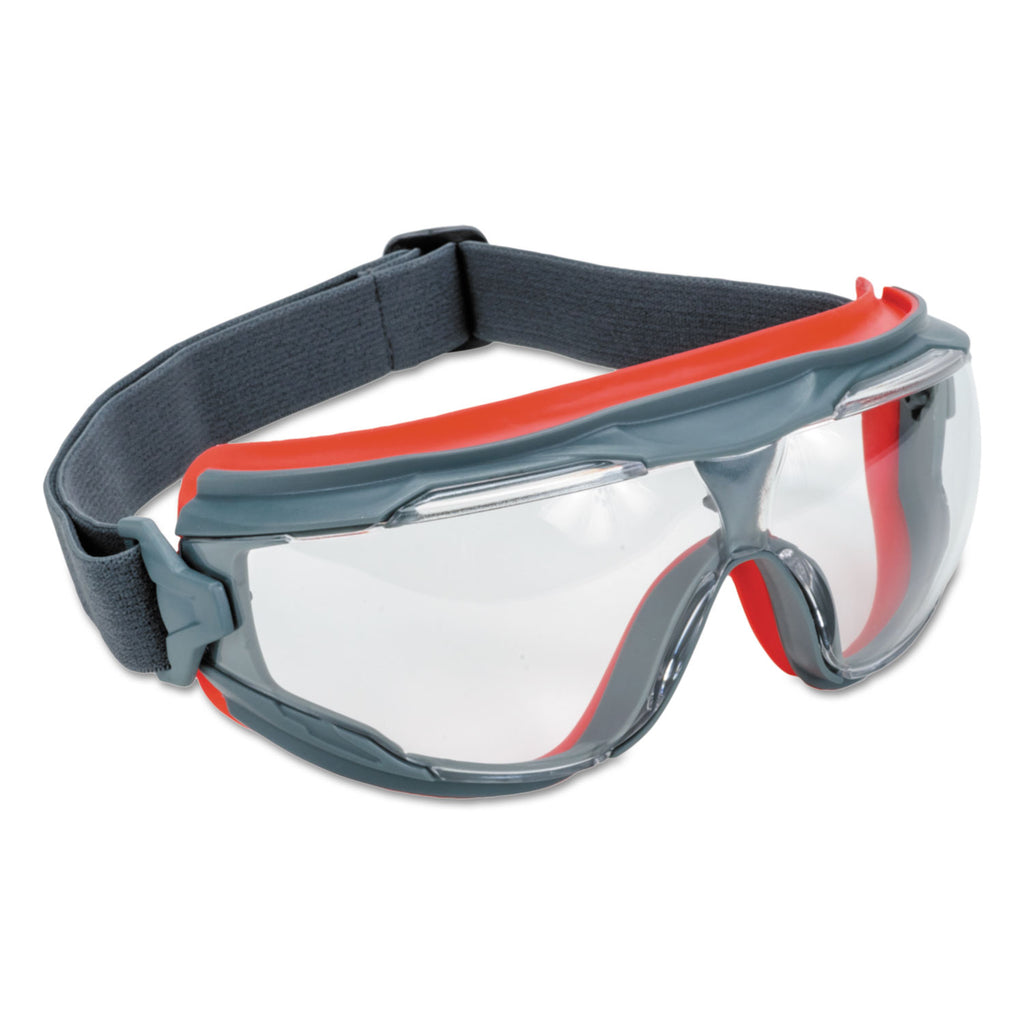 3M GoggleGear 500 Series Scotchgard Anti-Fog Goggles - Recommended for: Eye - Splash, Ultraviolet, Ultraviolet Protection - Clear Lens - Gray Frame - 1 Each