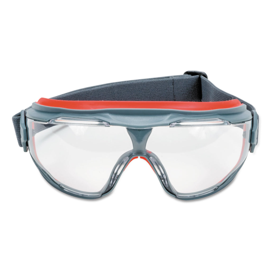 3M GoggleGear 500 Series Scotchgard Anti-Fog Goggles - Recommended for: Eye - Splash, Ultraviolet, Ultraviolet Protection - Clear Lens - Gray Frame - 1 Each