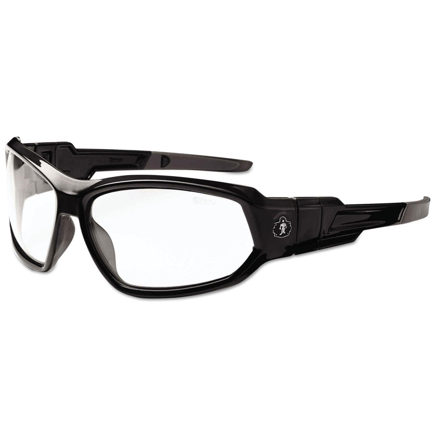 skullerz-loki-safety-glasses-goggles-black-frame-clear-lens-nylon-polycarb_ego56000 - 1