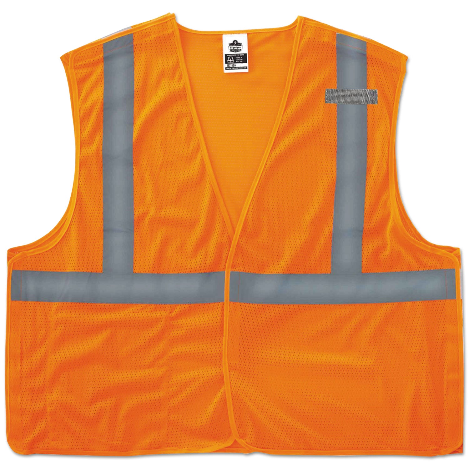 GloWear 8215BA Type R Class 2 Econo Breakaway Mesh Vest, Large to X-Large, Orange - 