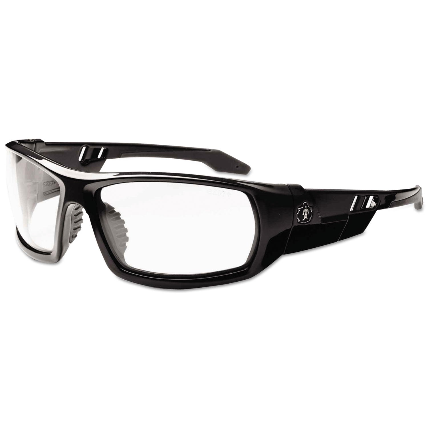 skullerz-odin-safety-glasses-black-frame-clear-lens-anti-fog-nylon-polycarb-ships-in-1-3-business-days_ego50003 - 1