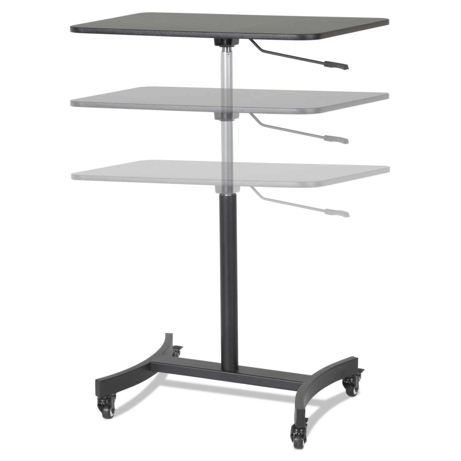 dc500-high-rise-collection-mobile-adjustable-standing-desk-3075-x-22-x-29-to-44-black_vctdc500 - 1