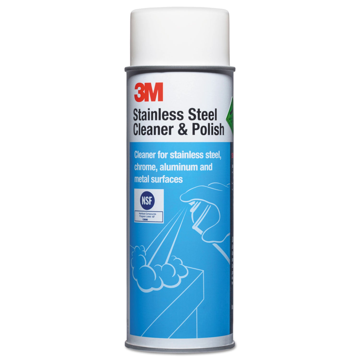 stainless-steel-cleaner-and-polish-lime-scent-foam-21-oz-aerosol-spray-12-carton_mmm14002 - 1