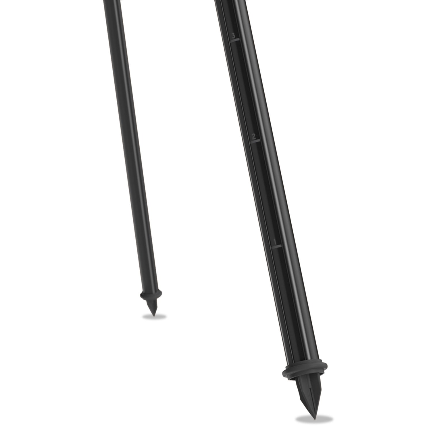Aluminum Heavy-Duty Display Easel, 38" to 66" High, Aluminum, Black - 