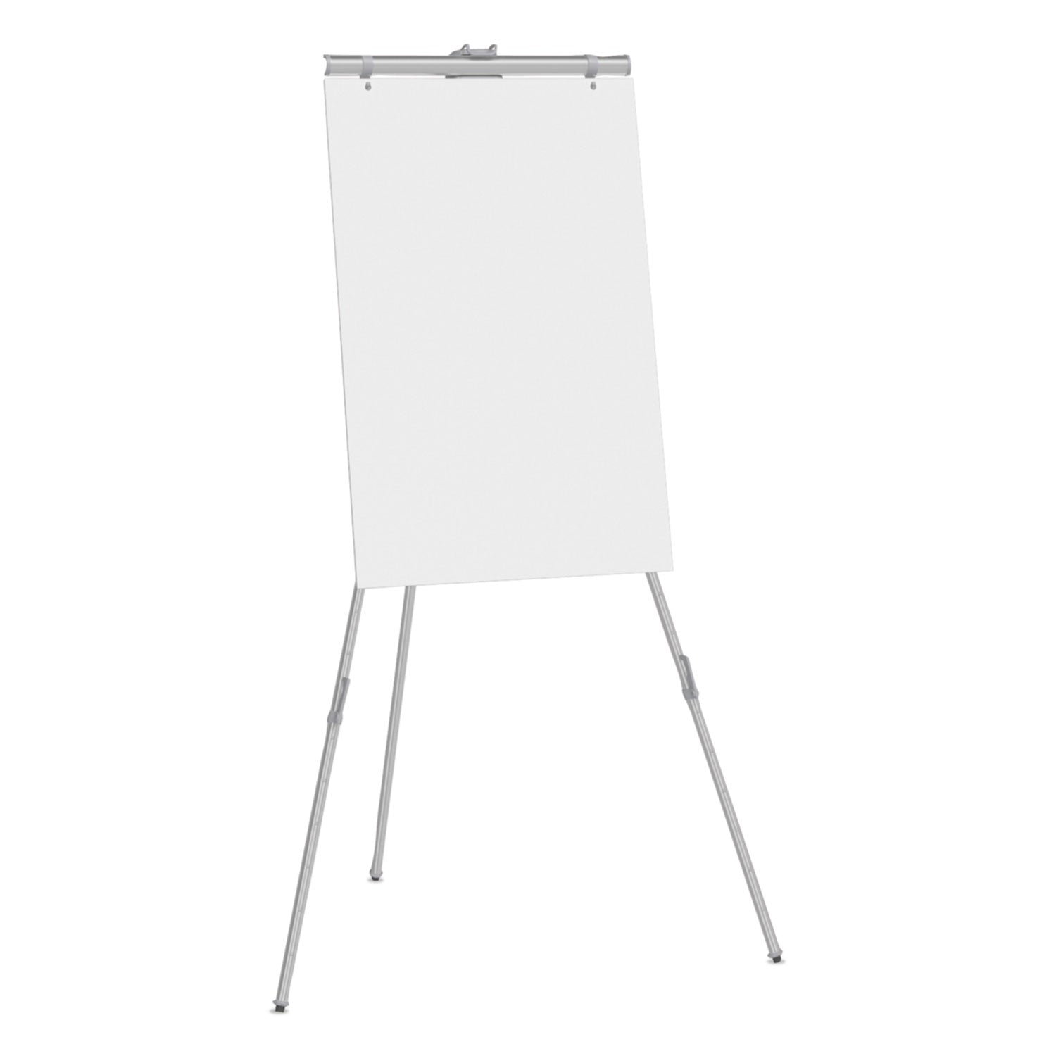 Aluminum Heavy-Duty Display Easel, 38" to 66" High, Aluminum, Silver - 