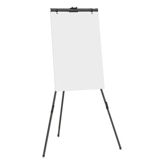 Aluminum Heavy-Duty Display Easel, 38" to 66" High, Aluminum, Black - 