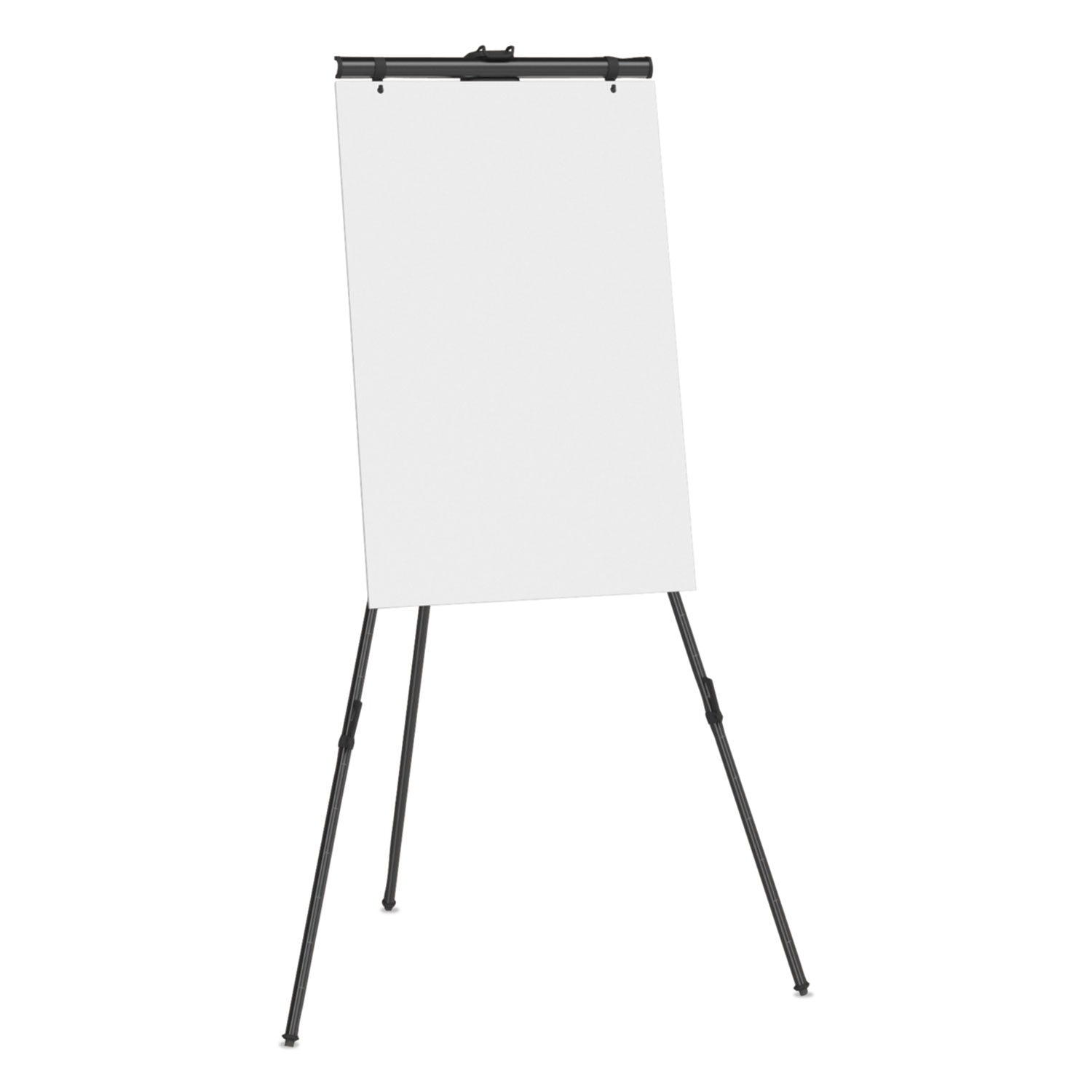 Aluminum Heavy-Duty Display Easel, 38" to 66" High, Aluminum, Black
