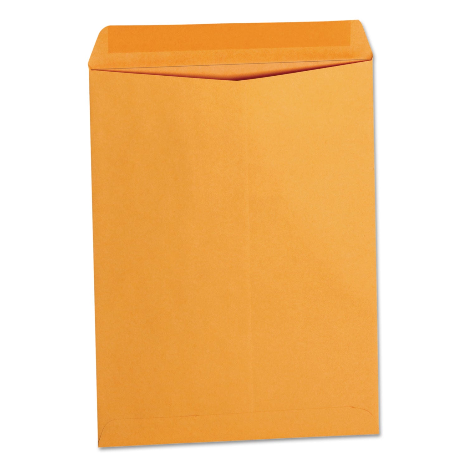 Catalog Envelope, 24 lb Bond Weight Paper, #10 1/2, Square Flap, Gummed Closure, 9 x 12, Brown Kraft, 250/Box - 