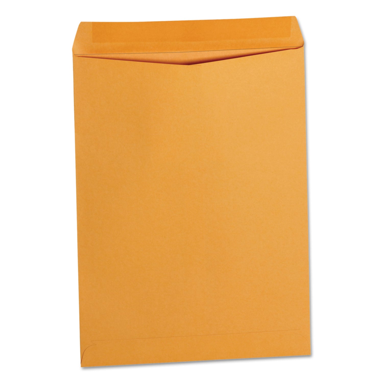Catalog Envelope, 28 lb Bond Weight Kraft, #10 1/2, Square Flap, Gummed Closure, 9 x 12, Brown Kraft, 250/Box - 