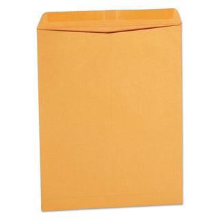 Catalog Envelope, 28 lb Bond Weight Kraft, #14 1/2, Square Flap, Gummed Closure, 11.5 x 14.5, Brown Kraft, 250/Box - 