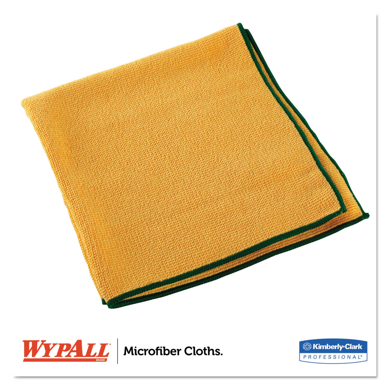 Microfiber Cloths, Reusable, 15.75 x 15.75, Yellow, 6/Pack - 