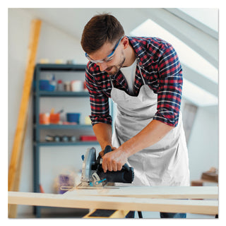 A20 Apron, 28" x 40", One Size Fits All, White