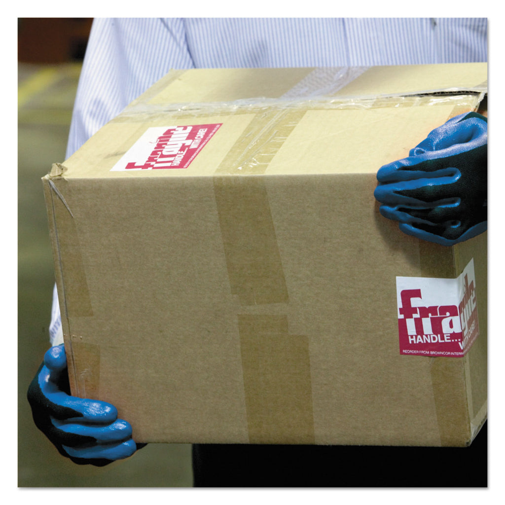 G40 Foam Nitrile Coated Gloves, 230 mm Length, Medium/Size 8, Blue, 12 Pairs