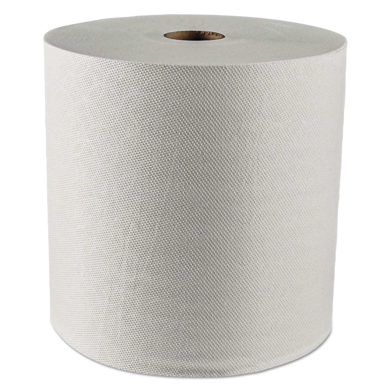 Hard Roll Paper Towels with Premium Absorbency Pockets, 1-Ply, 8" x 425 ft, 1.5" Core, White, 12 Rolls/Carton - 