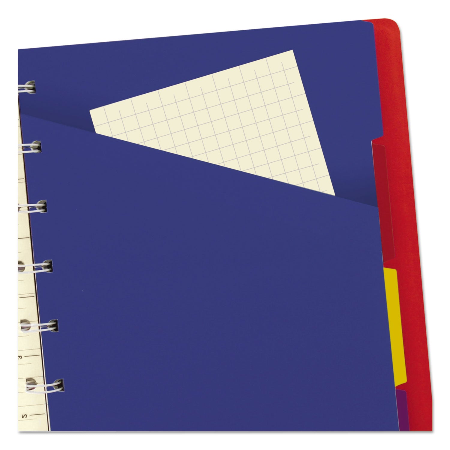 Notebook, 1-Subject, Medium/College Rule, Red Cover, (112) 8.25 x 5.81 Sheets