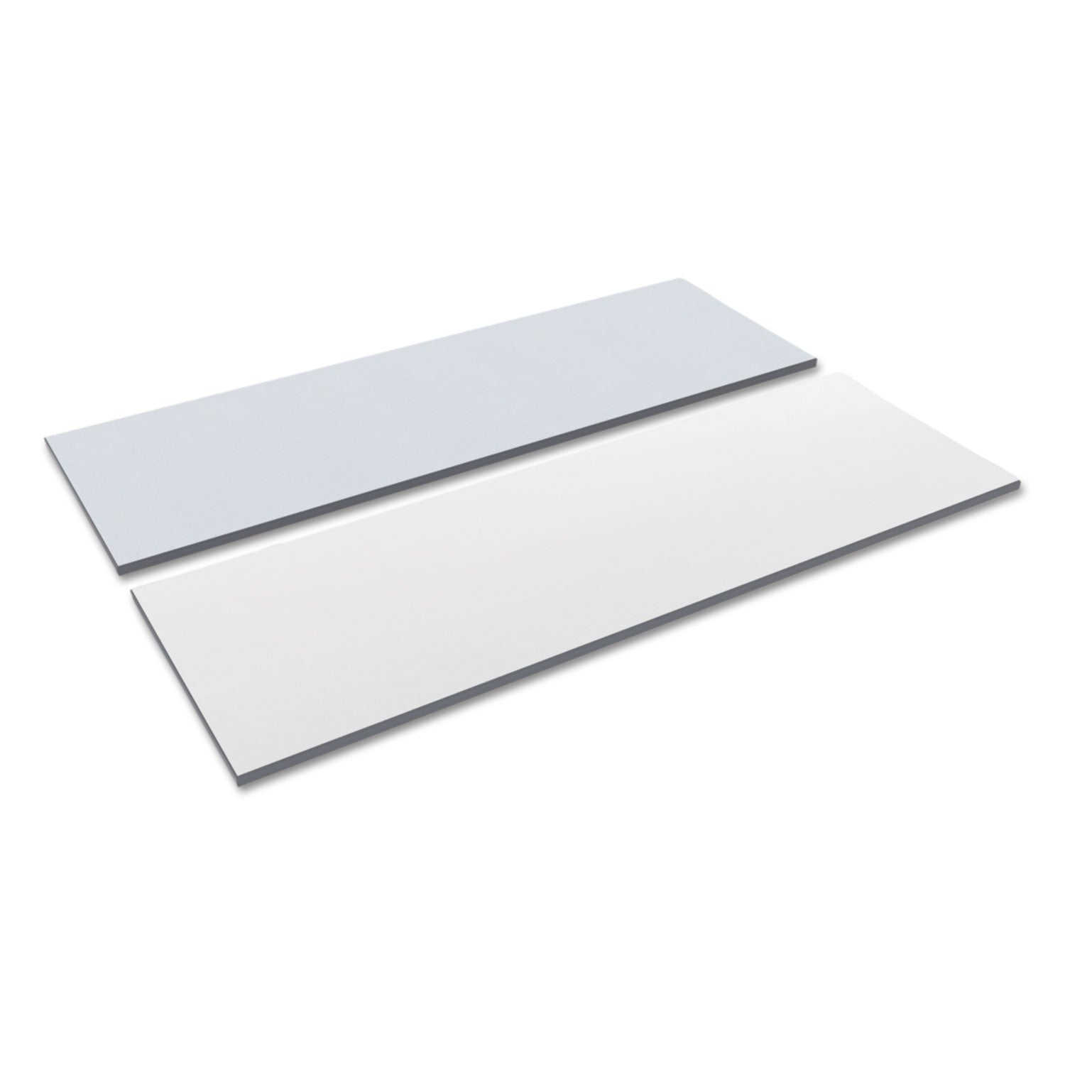 reversible-laminate-table-top-rectangular-715w-x-2363d-white-gray_alett7224wg - 1