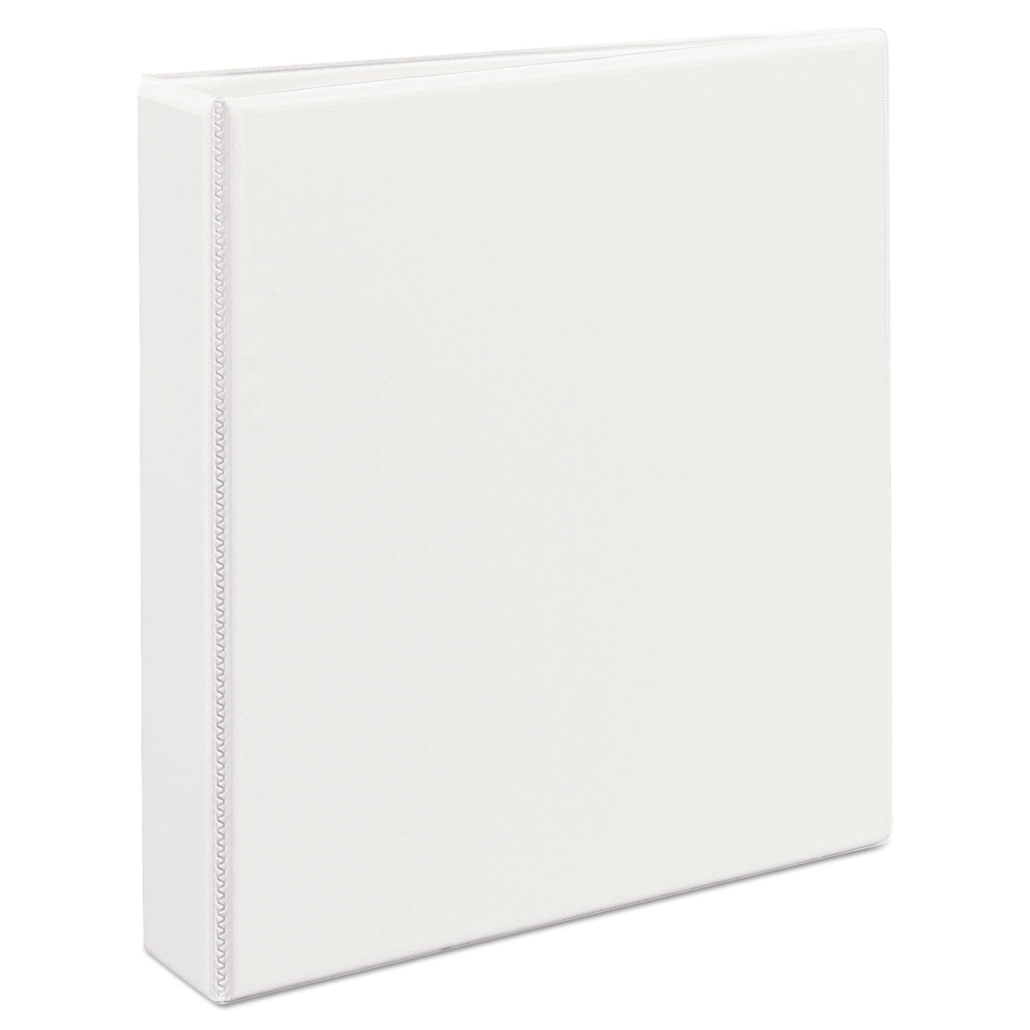 Heavy-Duty Non Stick View Binder with DuraHinge and Slant Rings, 3 Rings, 1.5" Capacity, 11 x 8.5, White, (5404) - 