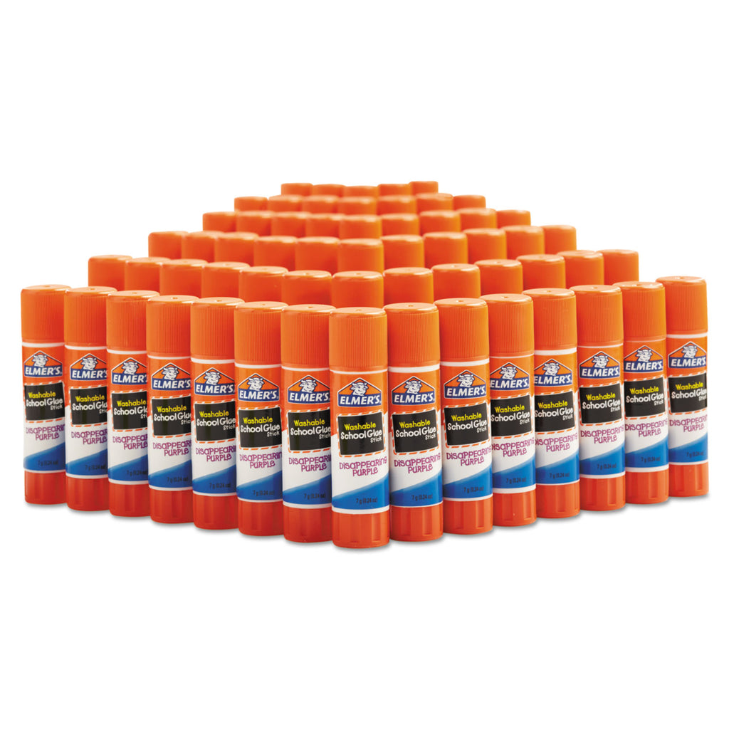 Disappearing Purple All Purpose Glue Sticks, 0.24 oz, Dries Clear, 60/Box