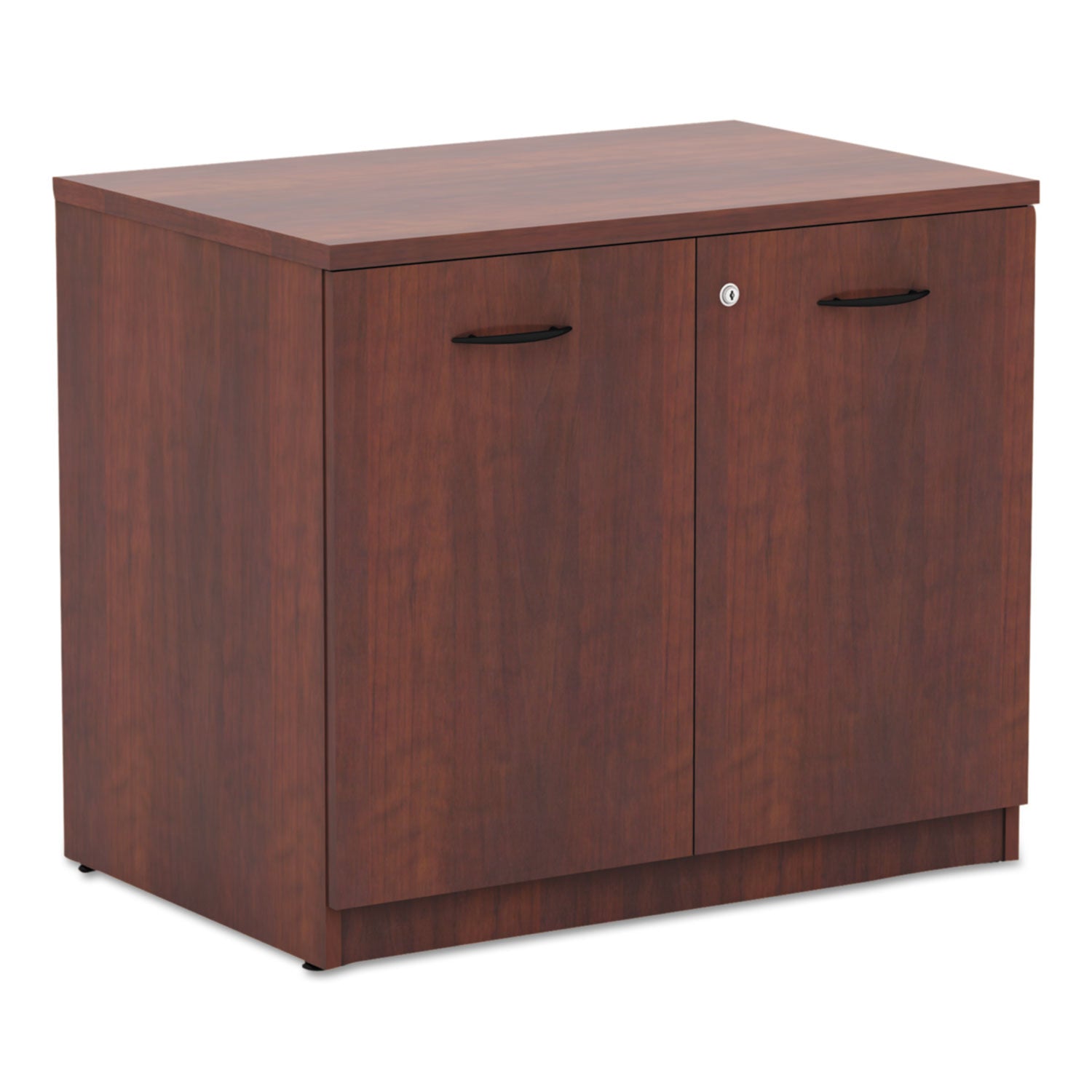 Alera Valencia Series Storage Cabinet, 34.13w x 22.78d x 29h, Medium Cherry - 