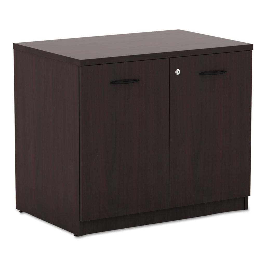 Alera Valencia Series Storage Cabinet, 34.13w x 22.78d x 29.5h, Mahogany - 