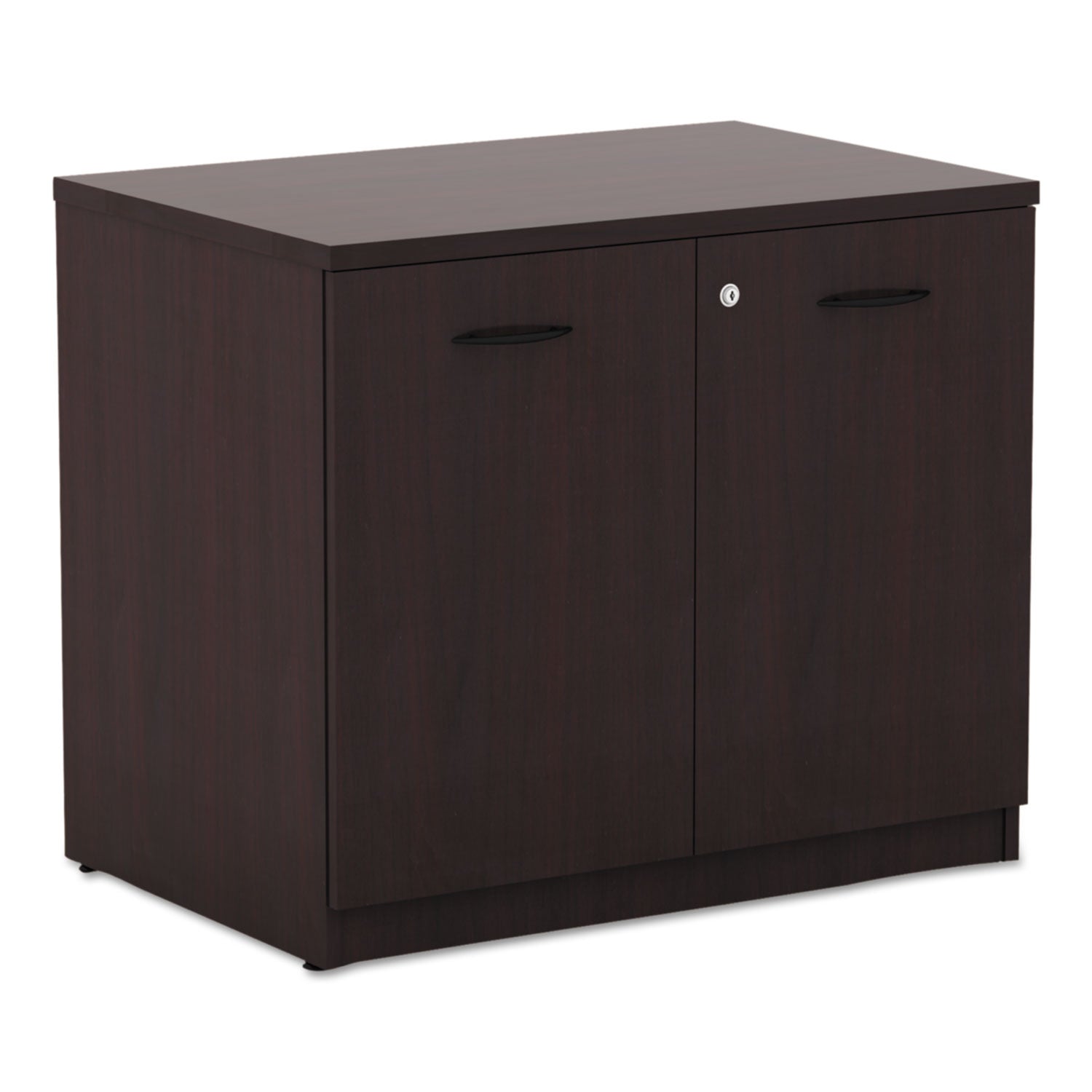 Alera Valencia Series Storage Cabinet, 34.13w x 22.78d x 29.5h, Mahogany - 