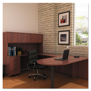 Alera Valencia Series Mobile Pedestal File, Left/Right, 3-Drawer: Box/Box/File, Legal/Letter, Cherry, 15.88" x 20.5" x 28.38