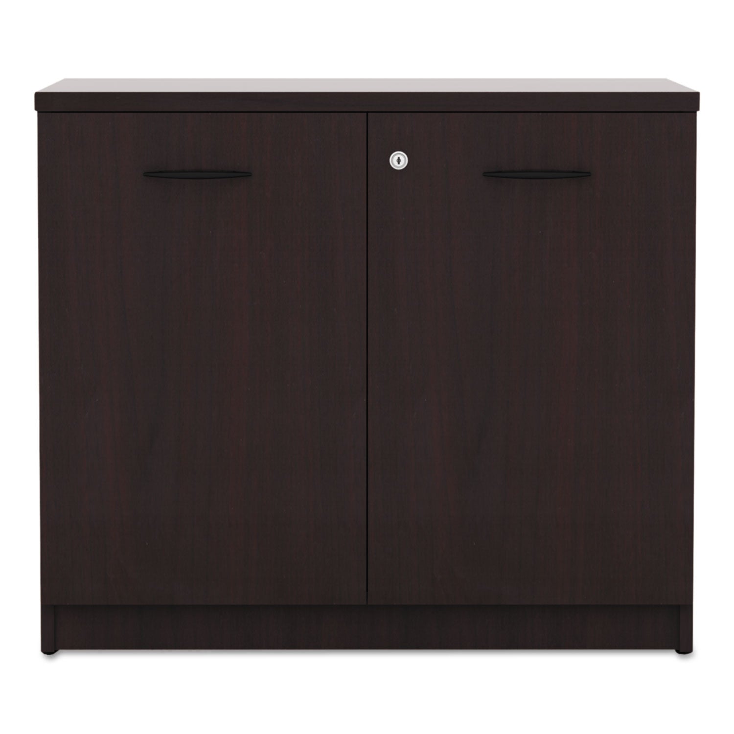 Alera Valencia Series Storage Cabinet, 34.13w x 22.78d x 29.5h, Mahogany - 