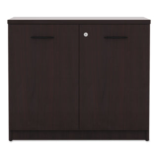 Alera Valencia Series Storage Cabinet, 34.13w x 22.78d x 29.5h, Mahogany - 