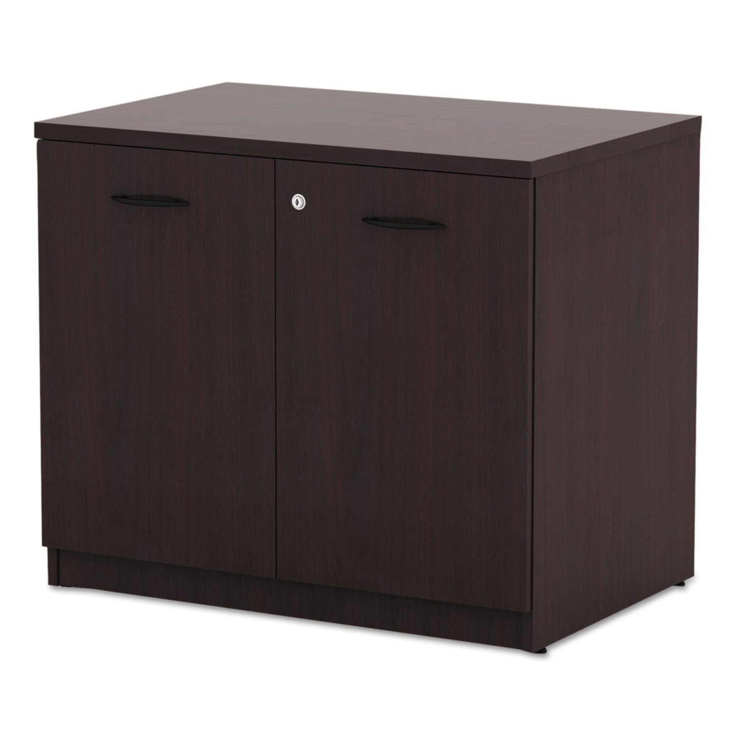 Alera Valencia Series Storage Cabinet, 34.13w x 22.78d x 29.5h, Mahogany - 