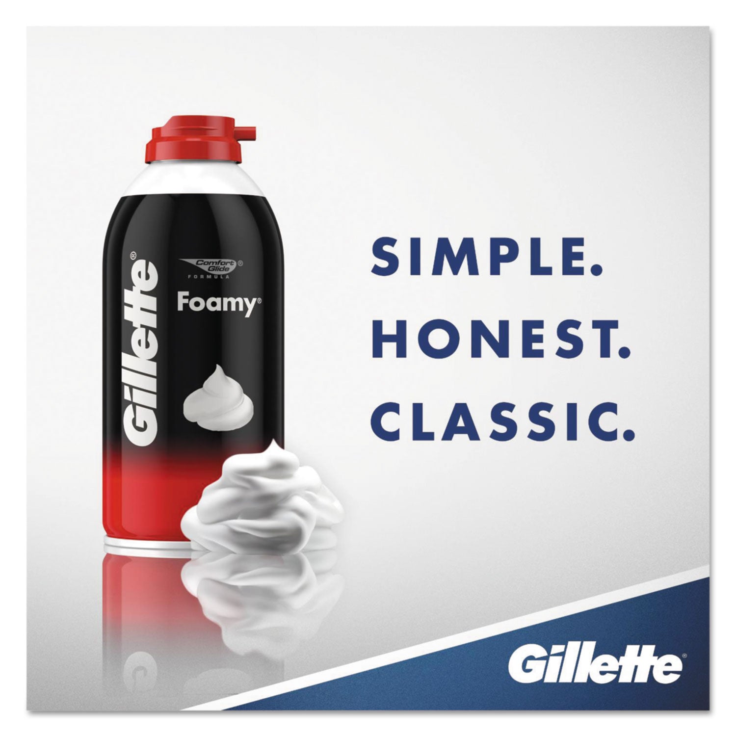 foamy-shave-cream-original-scent-2-oz-aerosol-spray-can-48-carton_pgc14501 - 2