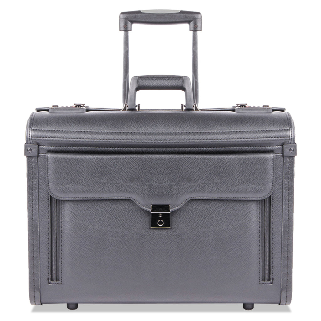Catalog Case on Wheels, Fits Devices Up to 17.3", Koskin, 19 x 9 x 15.5, Black - 