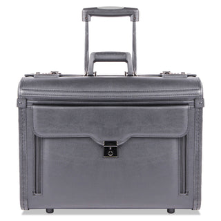 Catalog Case on Wheels, Fits Devices Up to 17.3", Koskin, 19 x 9 x 15.5, Black - 