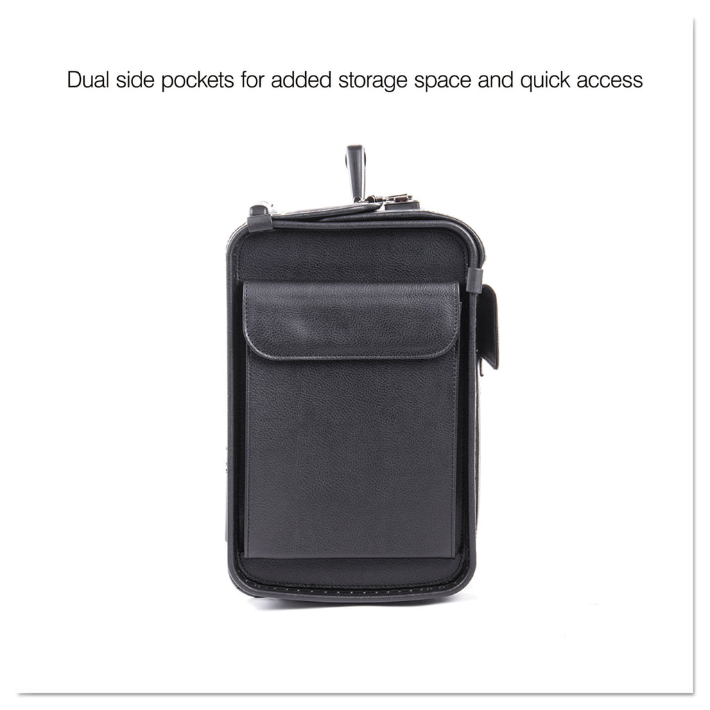 Catalog Case on Wheels, Fits Devices Up to 17.3", Koskin, 19 x 9 x 15.5, Black - 
