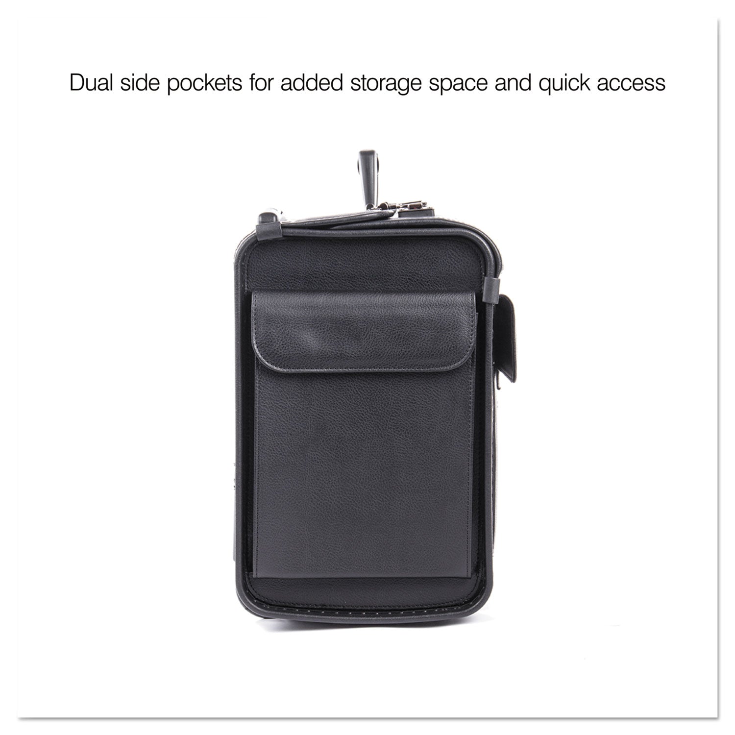 Catalog Case on Wheels, Fits Devices Up to 17.3", Koskin, 19 x 9 x 15.5, Black - 
