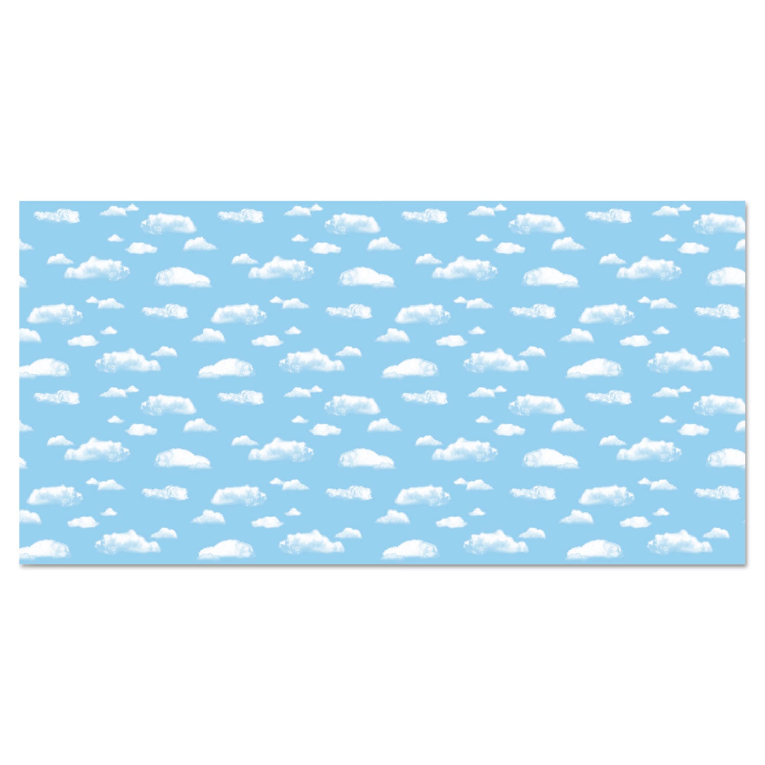 Fadeless Designs Bulletin Board Paper, Clouds, 48" x 50 ft Roll - 