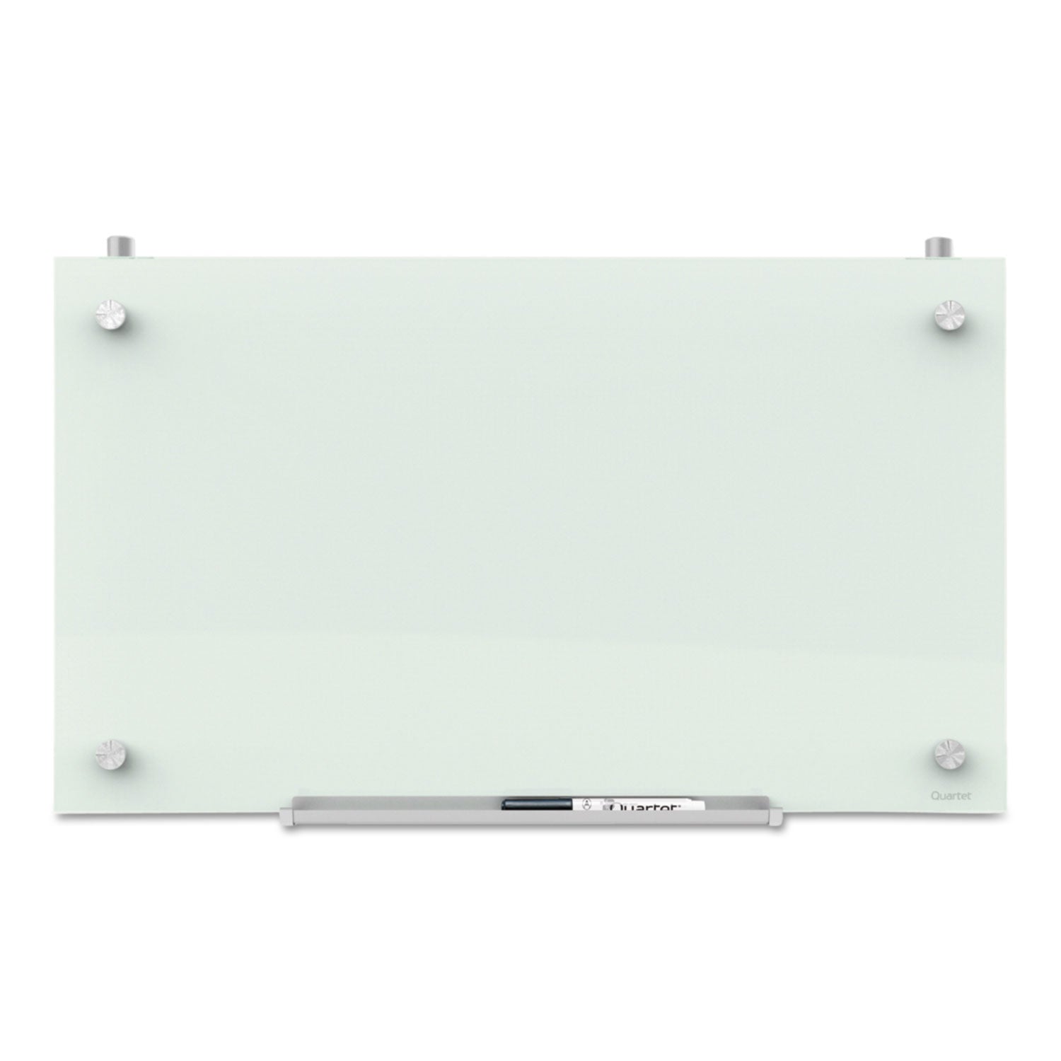 Infinity Magnetic Glass Dry Erase Cubicle Board, 30 x 18, White Surface