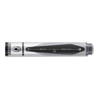 Premium Glass Board Dry Erase Marker, Broad Bullet Tip, Black, Dozen