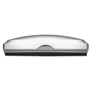 Quartet Premium Glass Board Eraser - 2" Width x 6.50" Length - Used as Ink Remover, Residue Remover - Magnetic, Durable, Easy-grip Handle - Silver - Felt, MicroFiber - 1Each