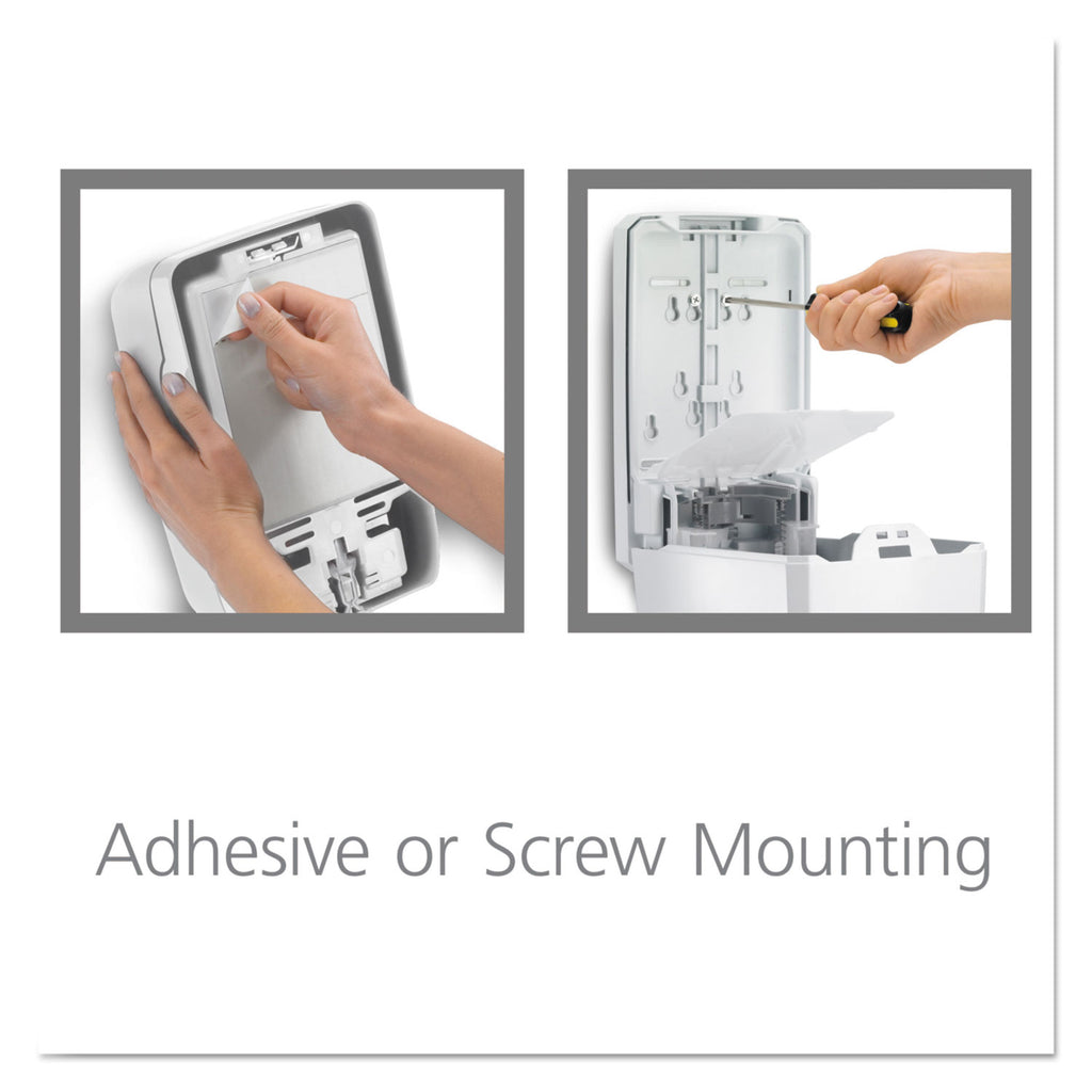 Gojo Push-Style FMX-20 Foam Soap Dispenser - 2.11 quart Capacity - Durable, Rugged, Wall Mountable, Easy-to-load - White, Gray
