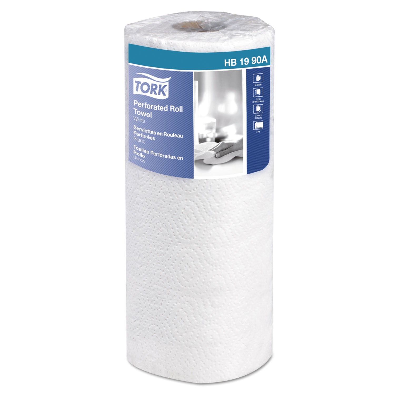 universal-perforated-kitchen-towel-roll-2-ply-11-x-9-white-84-roll-30-rolls-carton_trkhb1990a - 1