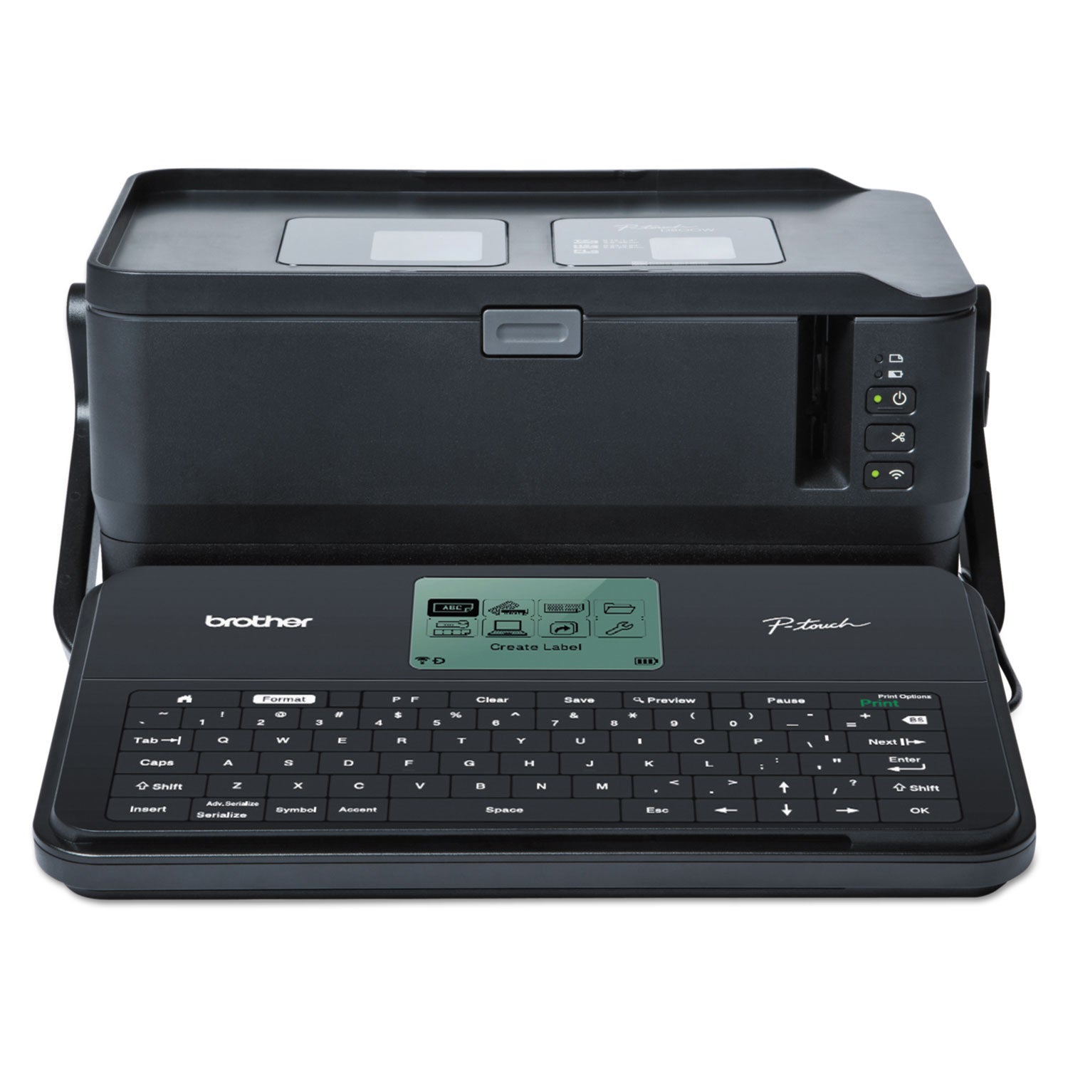 Brother P-touch PTD800W Desktop Thermal Transfer Printer - Label Print - USB - Wireless LAN - 1