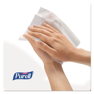 Cottony Soft Individually Wrapped Sanitizing Hand Wipes, 5 x 7, Unscented, White, 1,000/Carton