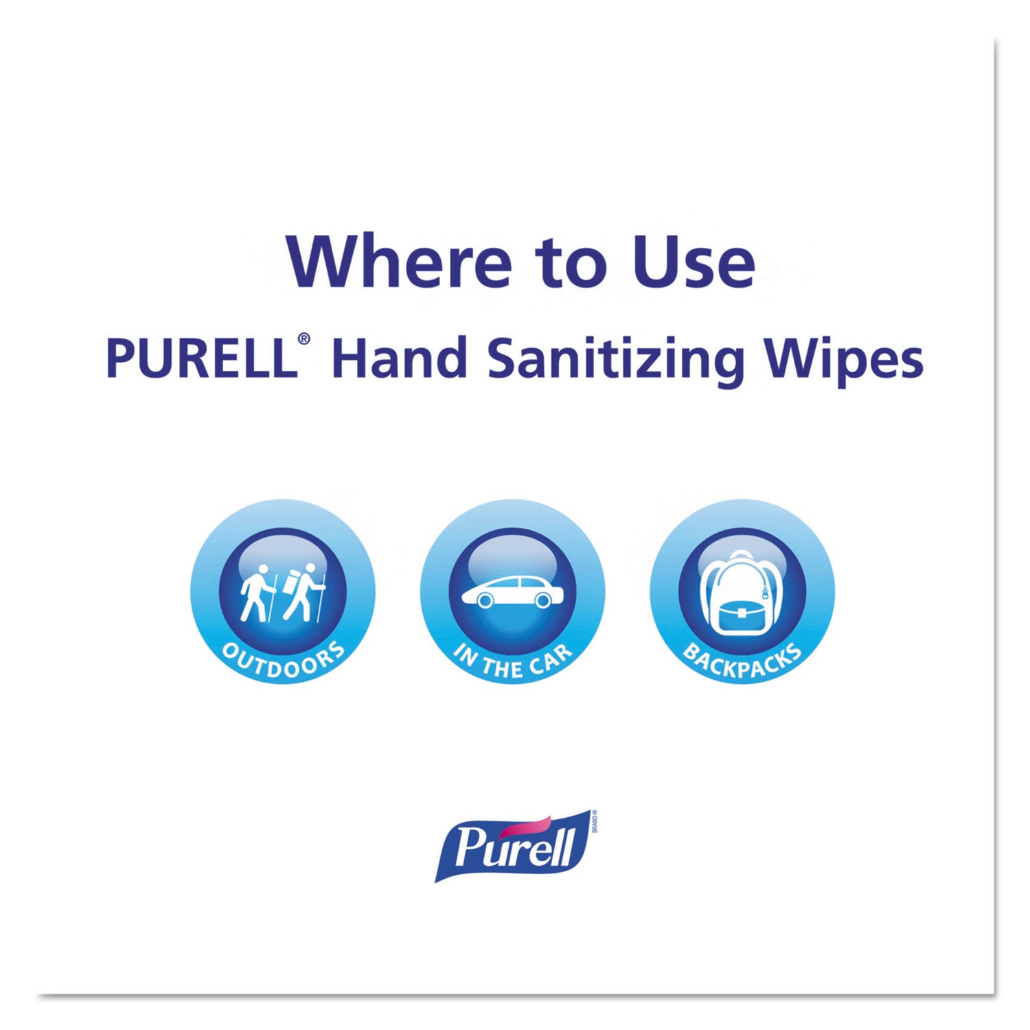 Sanitizing Hand Wipes, Individually Wrapped, 5 x 7, Unscented, White, 100/Box - 