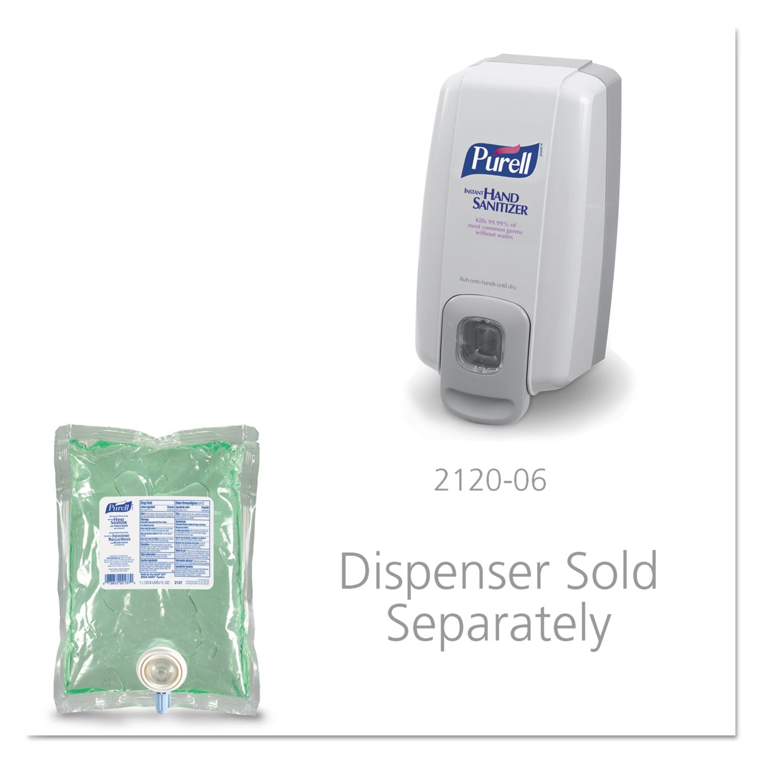 advanced-hand-sanitizer-soothing-gel-nxt-refill-1000-ml-fragrance-free-8-carton_goj213708ct - 3