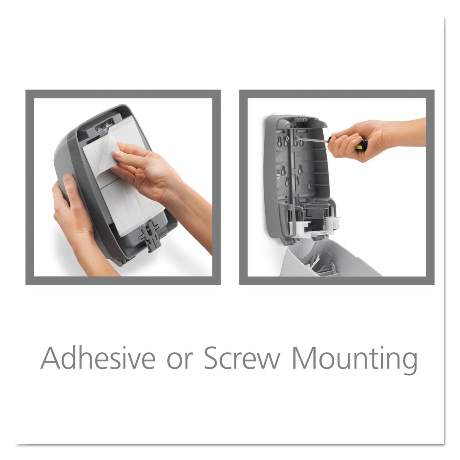 FMX-12 Foam Hand Sanitizer Dispenser, 1,200 mL Refill, 6.6 x 5.13 x 11, White - 