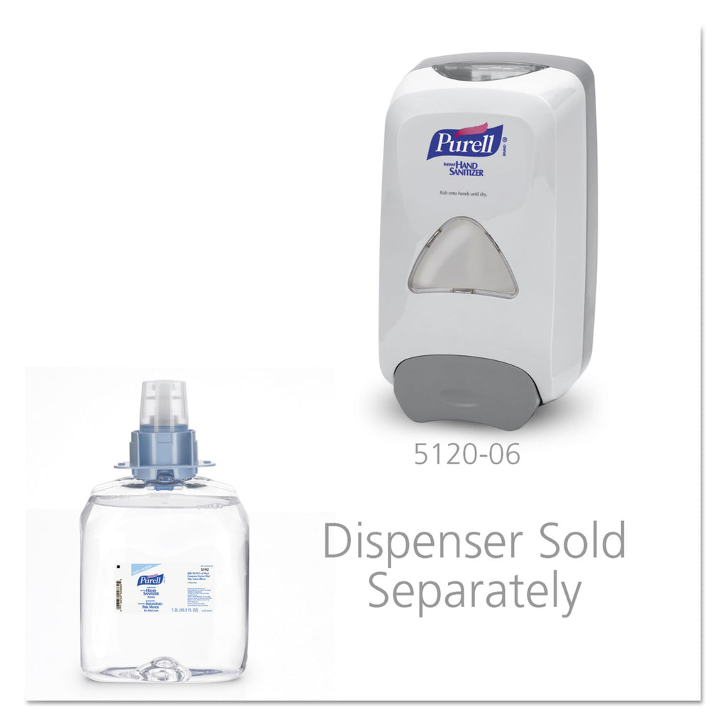 Advanced Hand Sanitizer Foam, For CS4 and FMX-12 Dispensers, 1,200 mL Refill, Unscented