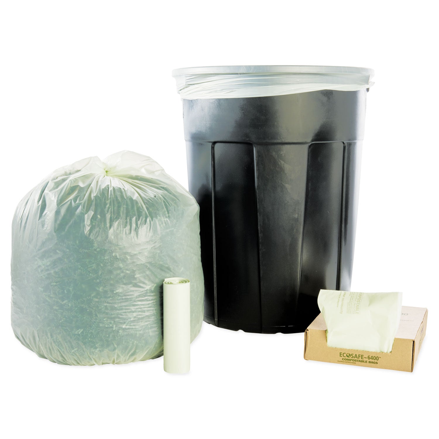 ecosafe-6400-bags-30-gal-11-mil-30-x-39-green-48-box_stoe3039e11 - 6