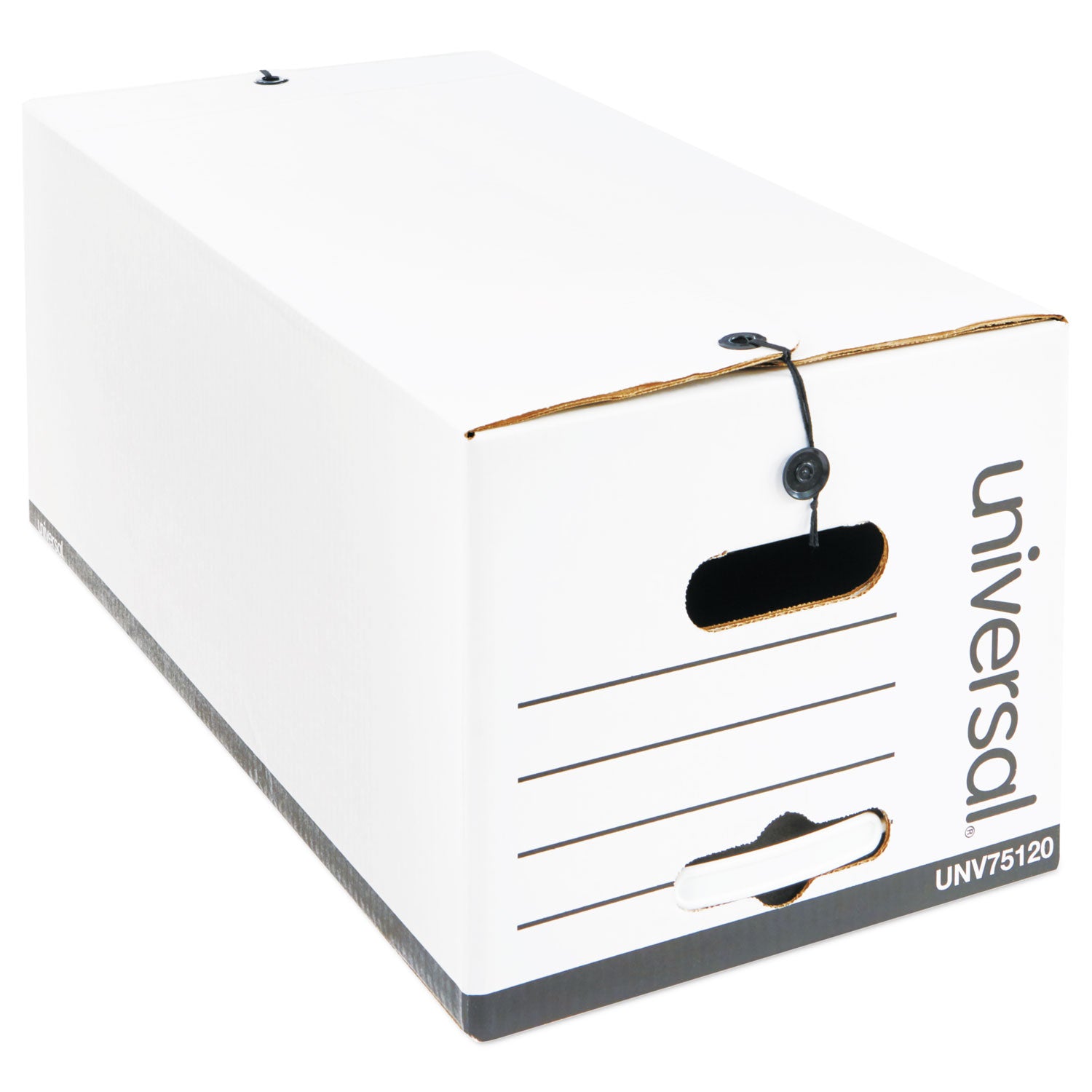Economical Easy Assembly Storage Files, Letter Files, White, 12/Carton - 