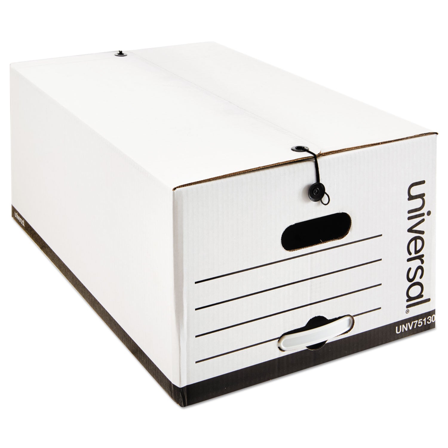 Economical Easy Assembly Storage Files, Legal Files, White, 12/Carton - 